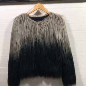 Faux fur jacket